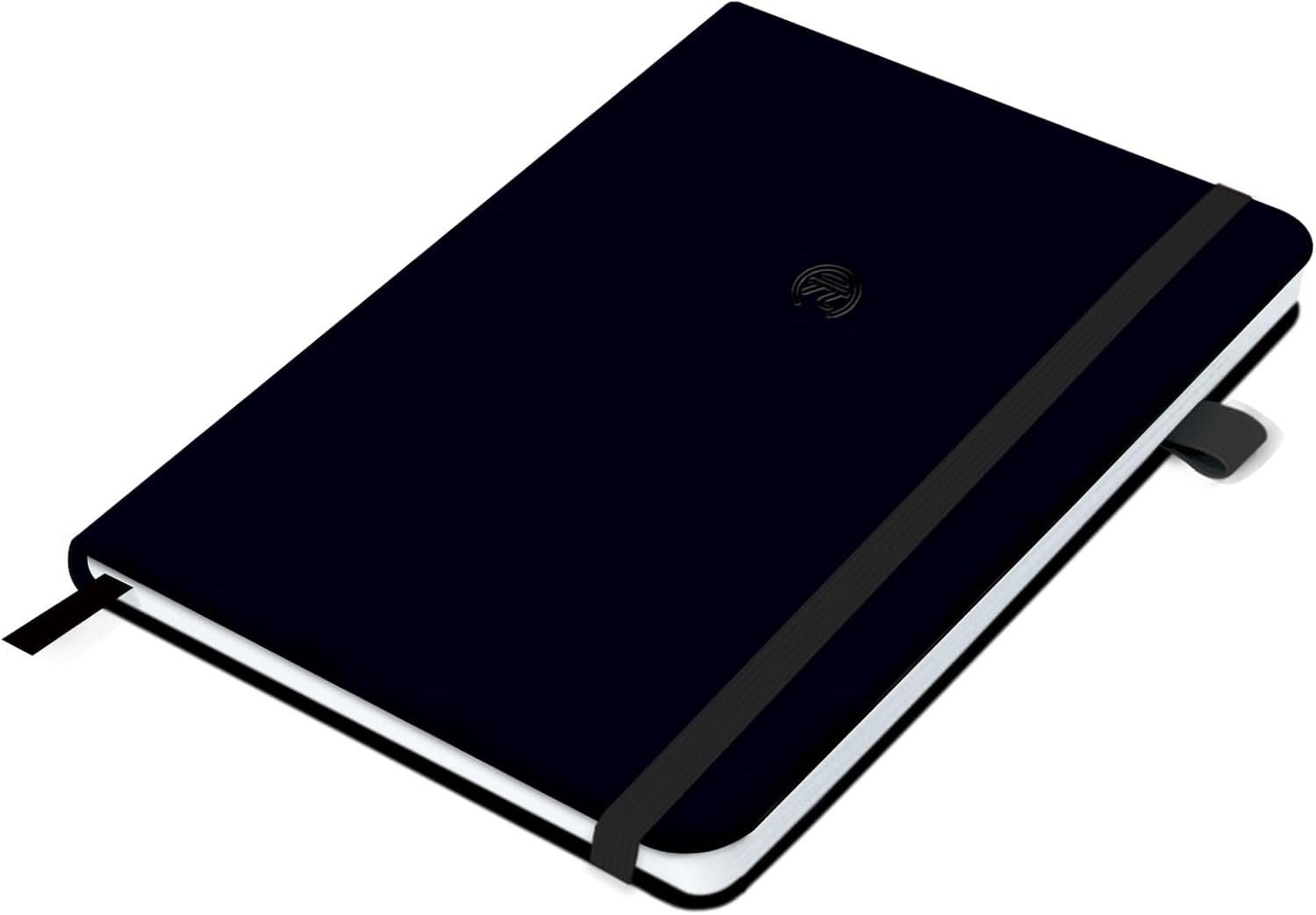 Yuan Smart Notebook, Smart Notebook with Hard Cover for Smart Pen Writing Set, Lined Pages and Elastic Closure, 5.2″ X 8.27″, 94sheet(187pages), Black