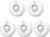 5 Pack Water Leak Alarm Detector, 120dB Loud Alert Water Sensor, IP66 Waterproof, Sensitive Leak and Drip Alert, Easy Installation for Home, Basement Flood Prevention, Bathroom, Sink, Laundry