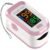 Pulse Oximeter Fingertip, Blood Oxygen Saturation Monitor with Large LED Display, Heart Rate Monitor for Adults, Fingertip Pulse Oximetr, with Lanyard (Rose Gold)
