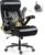 DYHOME 700LBS Heavy Duty Office Chair with 4d Armrest, Big and Tall Office Chair, Ergonomic Computer Chair with Airbag Lumbar Support, Wider Thicker Seat Cushion, PU Comfy Office Desk Chairs, Black