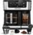 AIRMSEN 12-Cup Programmable Dual Coffee Maker – Single Serve Machine for K-Cup Pods & Ground, 1000W Fast Brew, Delay Start, 2H Keep Warm, Touchscreen, 60oz Tank, Glass Carafe – Home & Office