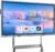 55 Inch Smart Board, 4K UHD Electronic Whiteboard, Interative Touchscreen Display, 10-Point Touch, Whiteboard Electronic Presentation Meeting Device for Business and Classrooms (Board Only)