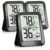 3 Pack Room Thermometer Indoor Hygrometer for Home, Digital Sensor Mini Humidity Gauge Meter, Temperature Humidity Monitor for Bedroom, Pet, Plant – Battery Included