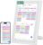Smart Digital Calendar, 10.1″ HD Smart Touch Screen Home Interactive Electron Calender WiFi Planner,Meal Schedule, Duty Chart,Achievement Rewards- Built-in Digital Photo Frame Function