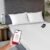 Sunbeam Polyester Wi-Fi Connected Mattress Pad, Electric Blanket, 10 Heat Settings, King Size, White